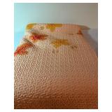 Handmade Patchwork Quilt with Floral Motif