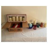 Candles and LED Pillar Candle Set