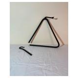Cast Iron Triangle Dinner Bell with Striker