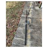 Two-Piece Fishing Rod with Spinning Reel