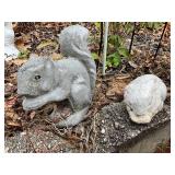 Cast Concrete Animal Sculptures