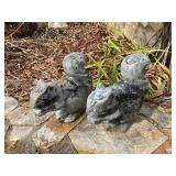 Cast Concrete Squirrel Statues