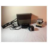 Polaroid OneStep Camera, Flash Unit, and Sears Cam