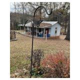 Metal Shepherdï¿½s Hook with Butterfly Design