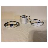 Handmade Ceramic Dish and Mug Set