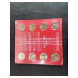 US 2011 Presidential $1 Coin Uncirculated Set (8 C