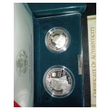 US 1992 Columbus Quincentenary Two Coin Proof Set,
