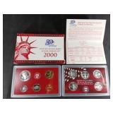 US 2000 Silver Proof Set, 11-Piece Collection, San
