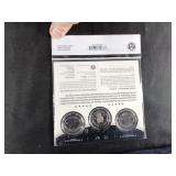 US 2015 Quarter Dollar Three-Coin Set, Kisatchie N