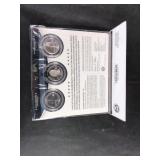 US 2014 Quarter Dollar Three-Coin Set, Everglades,