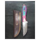 A Pair of Modern Fixed-Blade Utility Knife and Cus