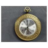 West Germany Vintage Gold Alarm Clock