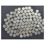 100 Silver Roosevelt Dimes - 1946-1964