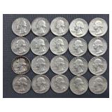 20 Washington Quarters - 1960-1964