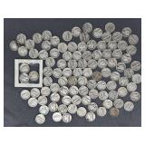 100 Mercury Dimes - 1930’s