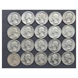 41. 13 Washington Quarters - 1930’s + 7 Washington