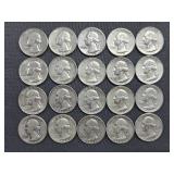 47. 2 Washington Quarters - 1950’s + 18 Washington