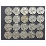48. 20 Washington Quarters - 1960-1964
