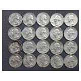 49. 20 Washington Quarters - 1960-1964