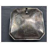 Vintage Rogers Silver Co. Silent Butler, Crumb Catcher (missing handle)  Silver plate