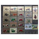 Nice Collection of Antique Farm Power Club Plaques from local clubs