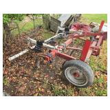 3pt. Case HI Mod. 5600 9-shank chisel plow, w/leveler & gauge wheels
