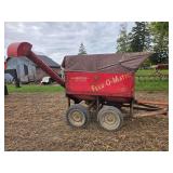 SNOWCO dual axle feed or fertilizer auger cart, 2 ton