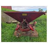 3pt. Lely seed or fertilizer spreader, PTO, 10 bu. hopper