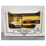 True Value 1931 Delivery Truck Bank 1/34th