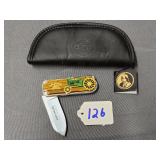 John Deere Mod. A unstyled pocket knife Franklin Mint in case