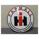 Farmall International Harvester metal sign new 15 ½”