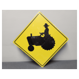 Tractor crossing sign new 10”