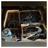 Pallet of Used Spark Plug Wires and Used Fuel Lines