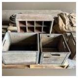 Assorted Wooden Crates