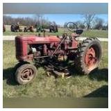 Farmall C with Belly Mower