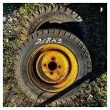 (2) Varirous Size tractor tires