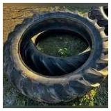 (2) Various size tractor tires