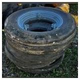 (4) Various size tires