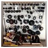 Large Peg Board Full of Gears and Parts