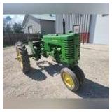 Serial number 30584, 10–34 rear tires, 5.00–1 firer tires, thunders, lights, PTO, draw bar, does come with Plough hitch, older, repaint, tricycle front end Serial number 30584, 10–34 rear tires,
