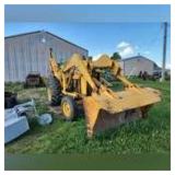 John Deere 3010 industrial with loader and backhoe attach