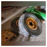 Two industrial front wheels 11.00-16