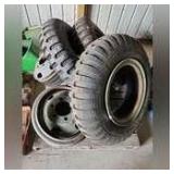 Titan military tires lock rings and rims