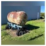 Two Wheel Trailer with Round Tank
