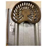 (2) Cast Iron Seats
