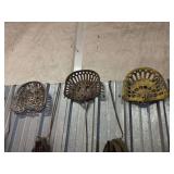 (3) Cast Iron Seats