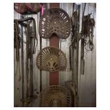 (3) Cast Iron Seats