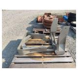 Pair of Massey Ferguson Front Weight Brackets
