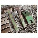 (3) John Deere Weights