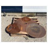 Four Large Saw blades